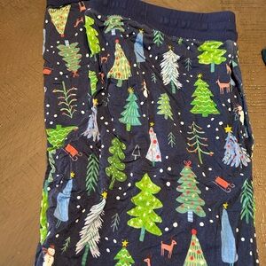 Little Sleepies Navy Christmas Tree Pajamas